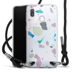 Carry Case Transparent Fabric black/silver