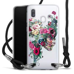 Carry Case Transparent Fabric black/silver