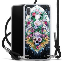 Carry Case Transparent Fabric black/silver