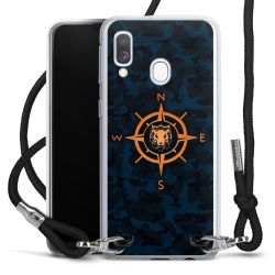 Carry Case Stoff schwarz/silber