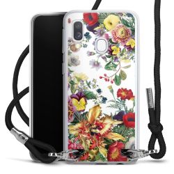 Carry Case Transparent Fabric black/silver