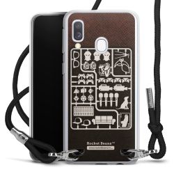 Carry Case Stoff schwarz/silber