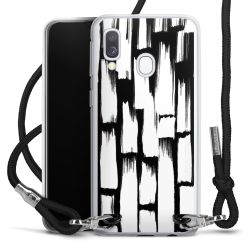 Carry Case Transparent Fabric black/silver