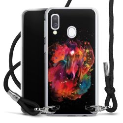 Carry Case Stoff schwarz/silber