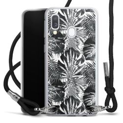 Carry Case Transparent Fabric black/silver