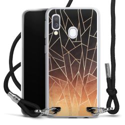 Carry Case Transparent Fabric black/silver