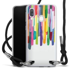 Carry Case Transparent Fabric black/silver