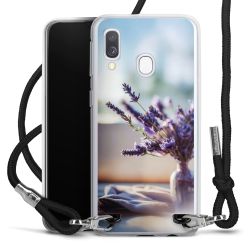 Carry Case Transparent Fabric black/silver