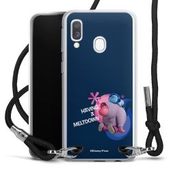 New Carry Case Transparent Stoff schwarz/silber