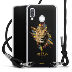 New Carry Case Transparent Stoff schwarz/silber