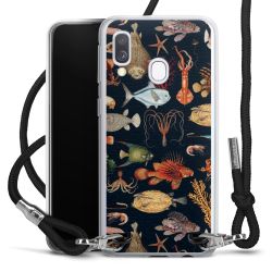 Carry Case Transparent Fabric black/silver