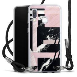 Carry Case Transparent Fabric black/silver