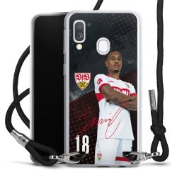 Carry Case Stoff schwarz/silber