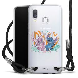 New Carry Case Transparent Stoff schwarz/silber