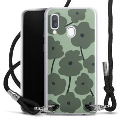 New Carry Case Transparent Stoff schwarz/silber