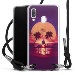 New Carry Case Transparent Stoff schwarz/silber