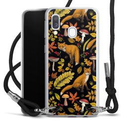 New Carry Case Transparent Stoff schwarz/silber