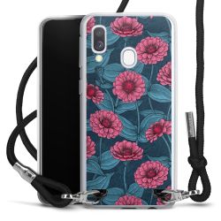 New Carry Case Transparent Stoff schwarz/silber