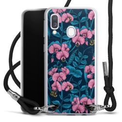 New Carry Case Transparent Stoff schwarz/silber