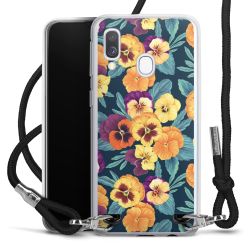 New Carry Case Transparent Stoff schwarz/silber