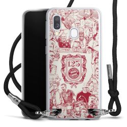 New Carry Case Transparent Stoff schwarz/silber