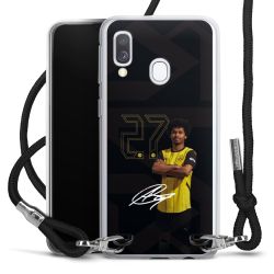 New Carry Case Transparent Stoff schwarz/silber