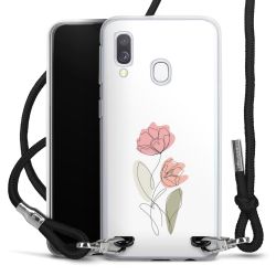 New Carry Case Transparent Stoff schwarz/silber