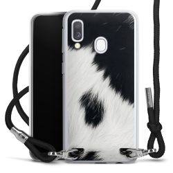 New Carry Case Transparent Stoff schwarz/silber