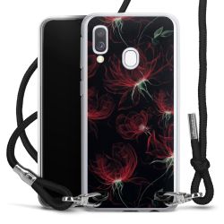 New Carry Case Transparent Stoff schwarz/silber