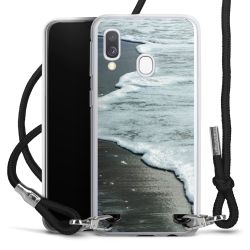 New Carry Case Transparent Stoff schwarz/silber