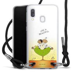 Carry Case Stoff schwarz/silber