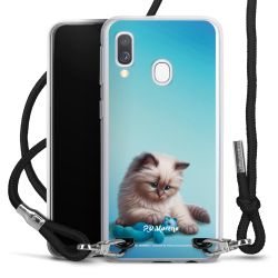 New Carry Case Transparent Stoff schwarz/silber