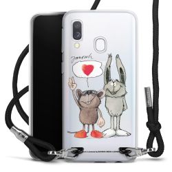 New Carry Case Transparent Stoff schwarz/silber