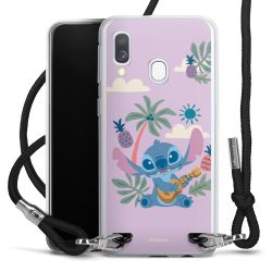 New Carry Case Transparent Stoff schwarz/silber