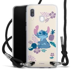 New Carry Case Transparent Stoff schwarz/silber