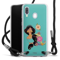 New Carry Case Transparent Stoff schwarz/silber