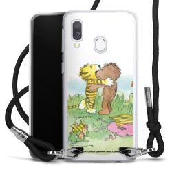 New Carry Case Transparent Stoff schwarz/silber