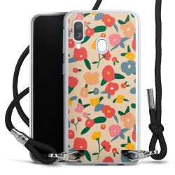 New Carry Case Transparent Stoff schwarz/silber