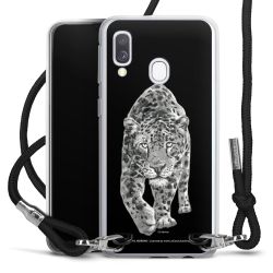 New Carry Case Transparent Stoff schwarz/silber