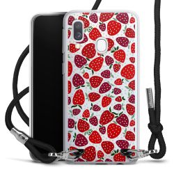 New Carry Case Transparent Stoff schwarz/silber