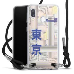 New Carry Case Transparent Stoff schwarz/silber