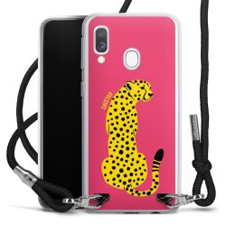 New Carry Case Transparent Stoff schwarz/silber