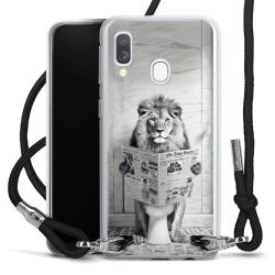 New Carry Case Transparent Stoff schwarz/silber