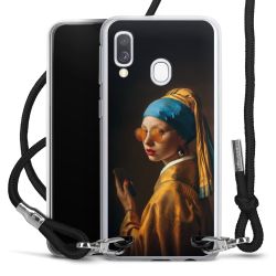 New Carry Case Transparent Stoff schwarz/silber