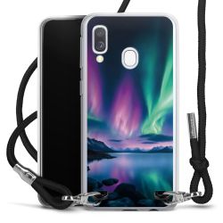 New Carry Case Transparent Stoff schwarz/silber