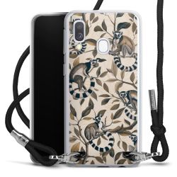 New Carry Case Transparent Stoff schwarz/silber