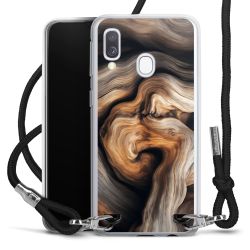 New Carry Case Transparent Stoff schwarz/silber