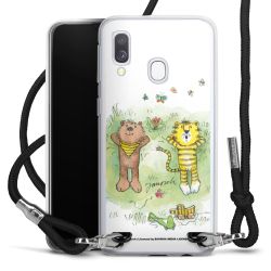 New Carry Case Transparent Stoff schwarz/silber