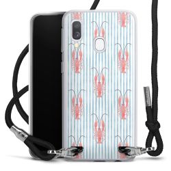 New Carry Case Transparent Stoff schwarz/silber