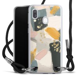 New Carry Case Transparent Stoff schwarz/silber